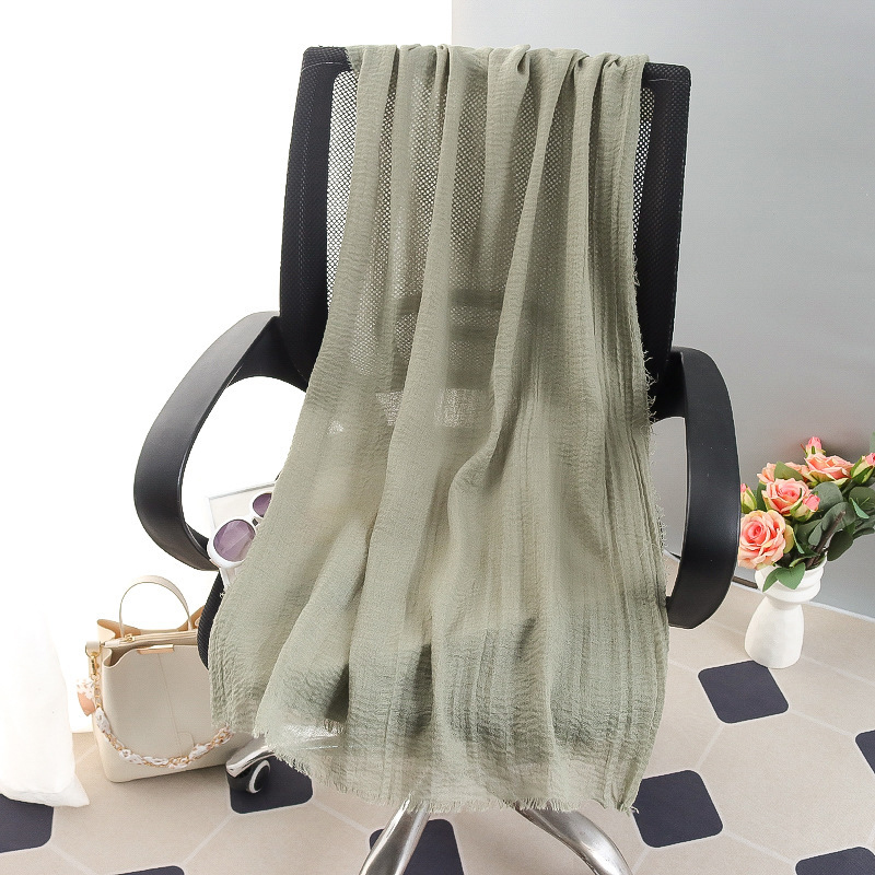 G245 নরম এবং শ্বাস নেওয়া যায় এমন ভয়েল হিজাব