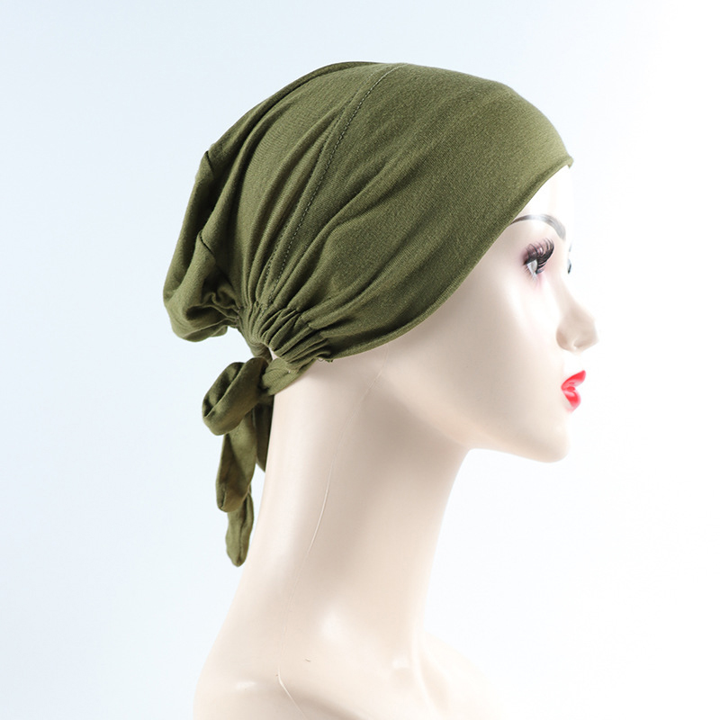 G299 অ্যান্টি-স্লিপ ফিক্সড হিজাব আন্ডারক্যাপ