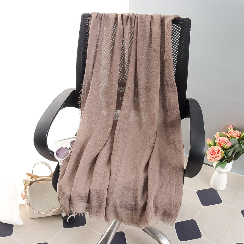 G245 নরম এবং শ্বাস নেওয়া যায় এমন ভয়েল হিজাব