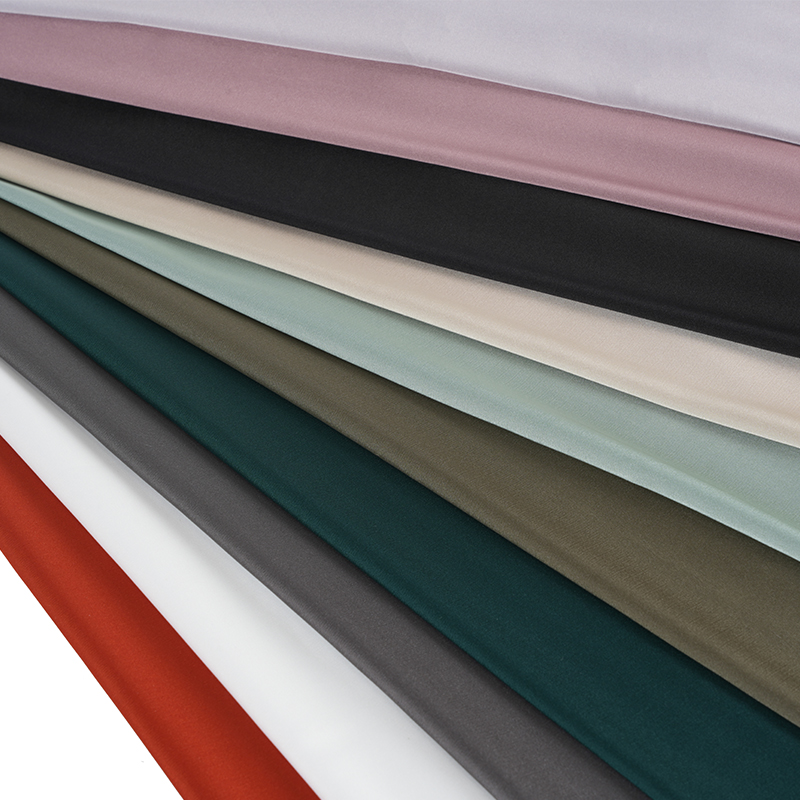 50D স্ট্রেচ সাটিন শিফন রঙ্গিন