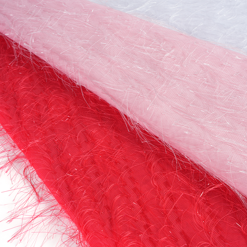 75D সিকুইন ট্যাসেল কাট ফ্লাওয়ার উরাগিরি ফ্যাব্রিক