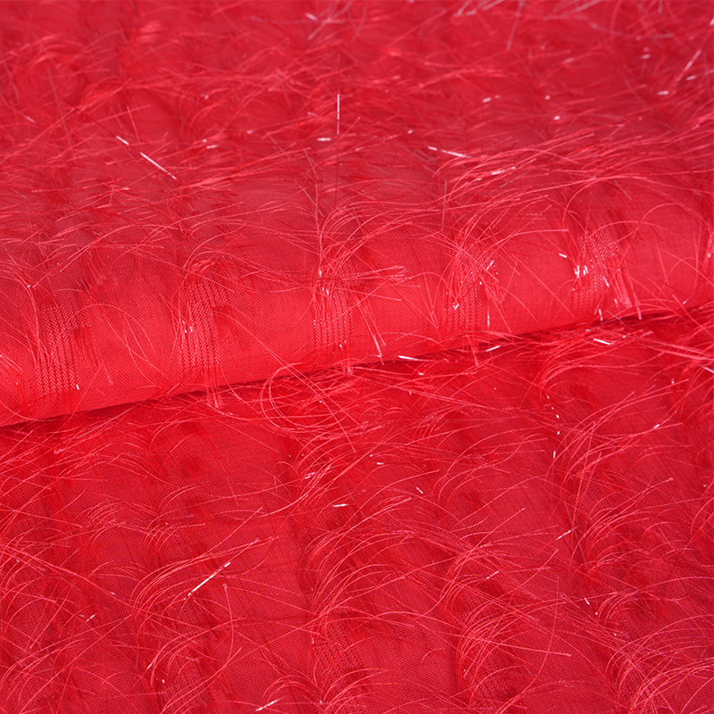 75D সিকুইন ট্যাসেল কাট ফ্লাওয়ার উরাগিরি ফ্যাব্রিক