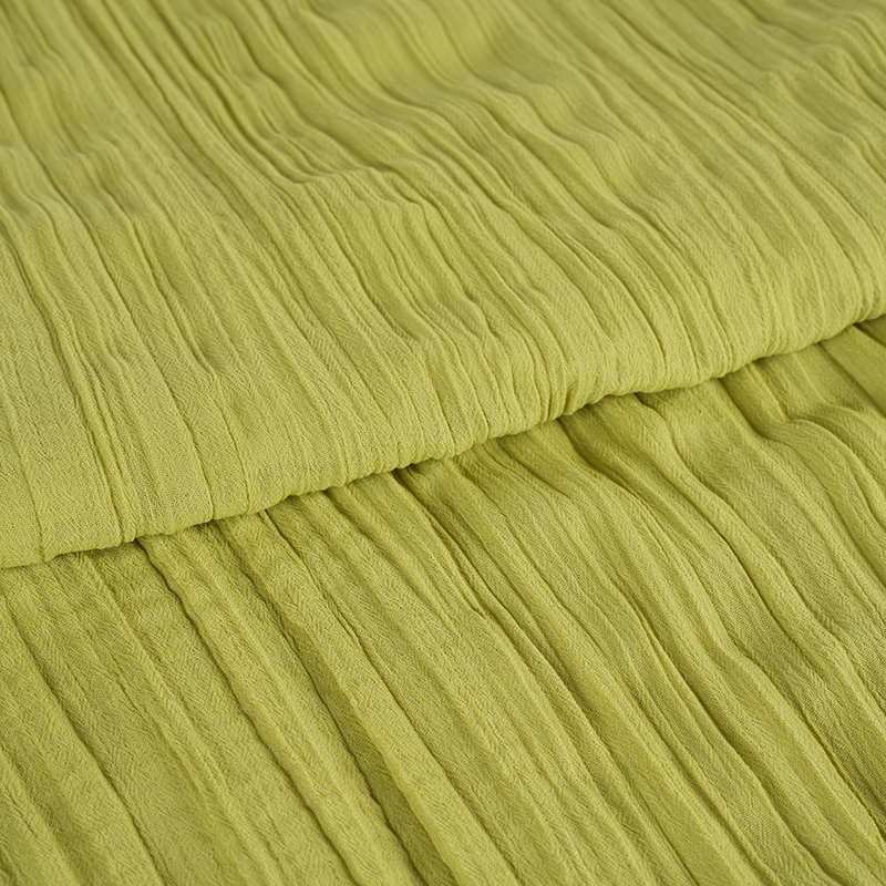 75d শিফন ক্রেপ প্লেটেড কাপড়