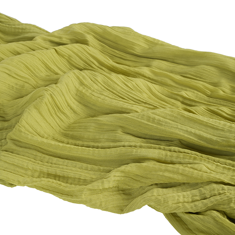 75d শিফন ক্রেপ প্লেটেড কাপড়