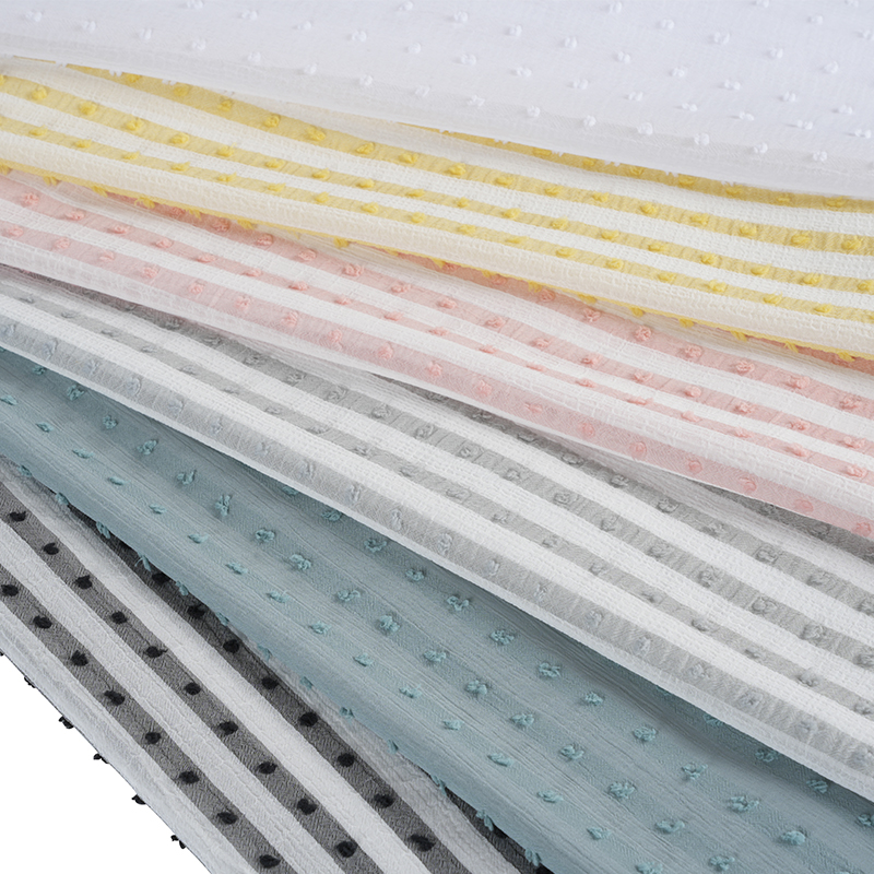 75D Cationic ন্যানো ক্রেপ স্ট্রাইপ প্রিন্ট ফ্যাব্রিক