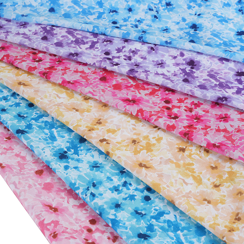 75D/18T মেসি মিস্টি ফ্লোরাল প্রিন্ট ফ্যাব্রিক