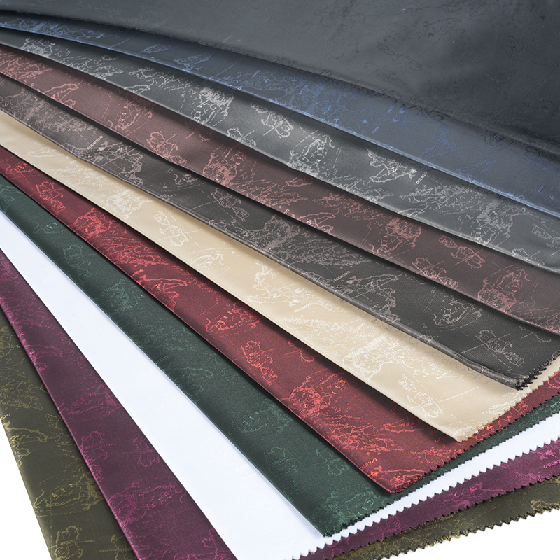 পলিয়েস্টার Cationic ইংরেজি লোগো মানচিত্র Jacquard