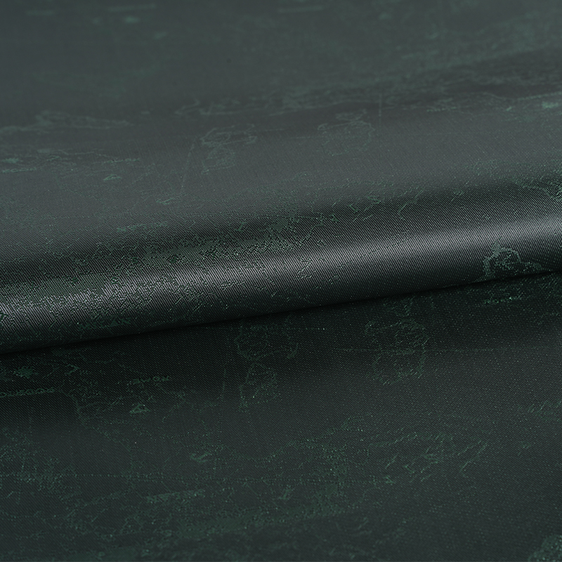 পলিয়েস্টার Cationic ইংরেজি লোগো মানচিত্র Jacquard