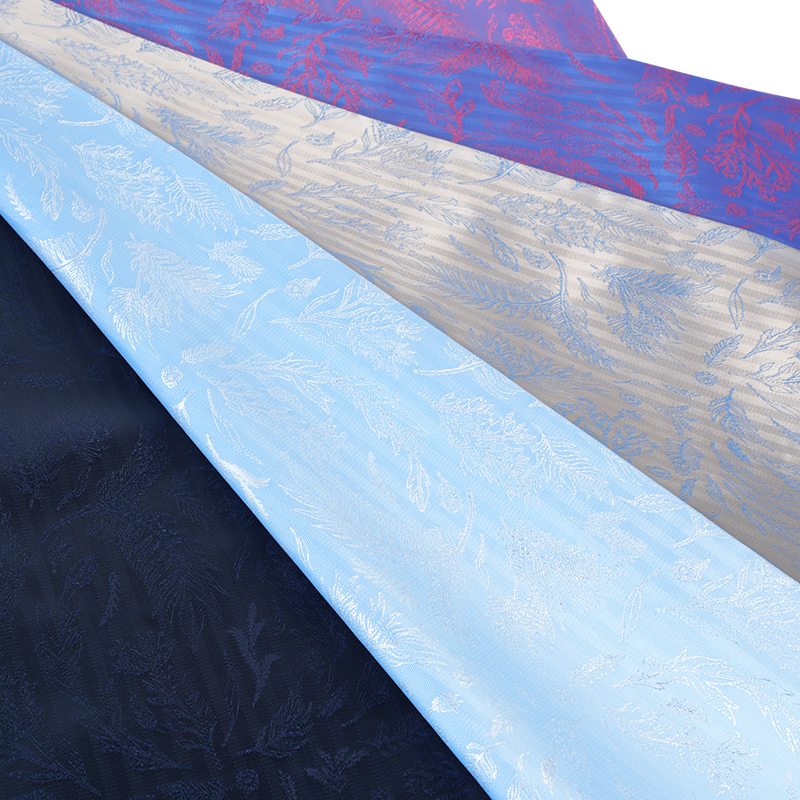 PV লাল শার্ট পাতা Jacquard ফ্যাব্রিক