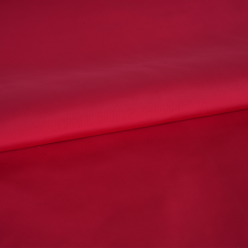 PU লেপ এবং ওয়াটারপ্রুফিং ফ্যাব্রিক সহ 75D FDY ফুল টুইস্ট প্লেইন ইমিটেশন মেমরি