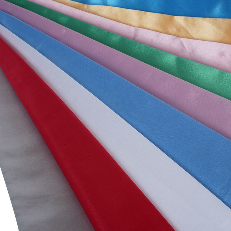 50/75 চকচকে নন-টুইস্টেড সাটিন + উপরের ফ্যাব্রিকের উপর পাতলা প্যাডেল