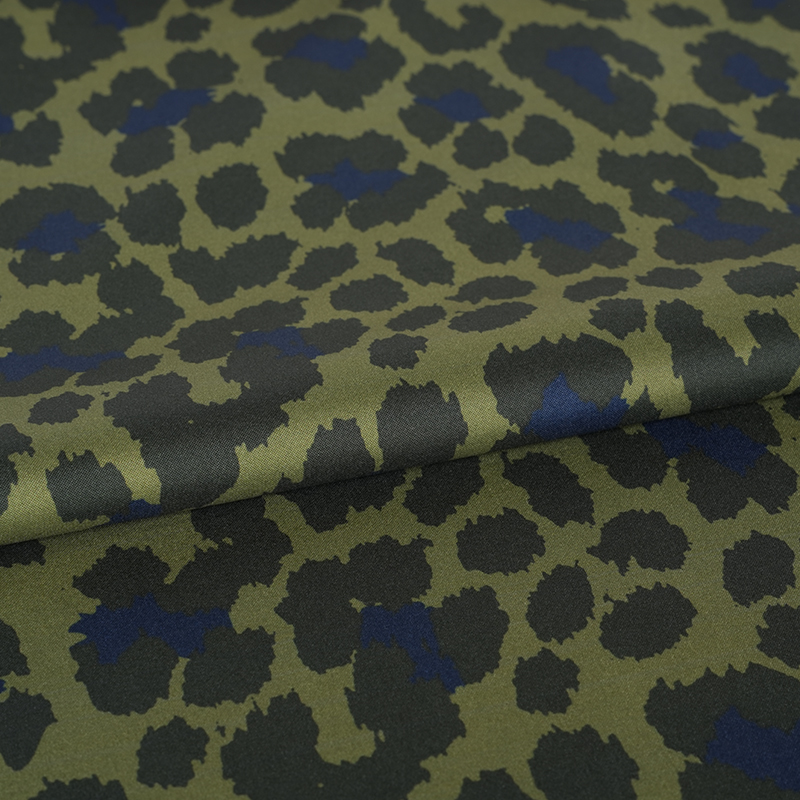 230T হাই স্ট্রেচ পঞ্জি লার্জ লেপার্ড প্রিন্ট ফ্যাব্রিক